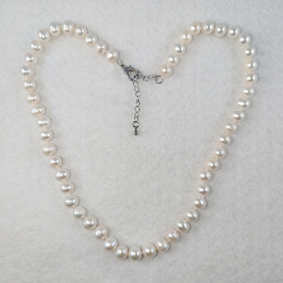 REAL - 7-8mm Pearl Necklace - Picture 9 of 13